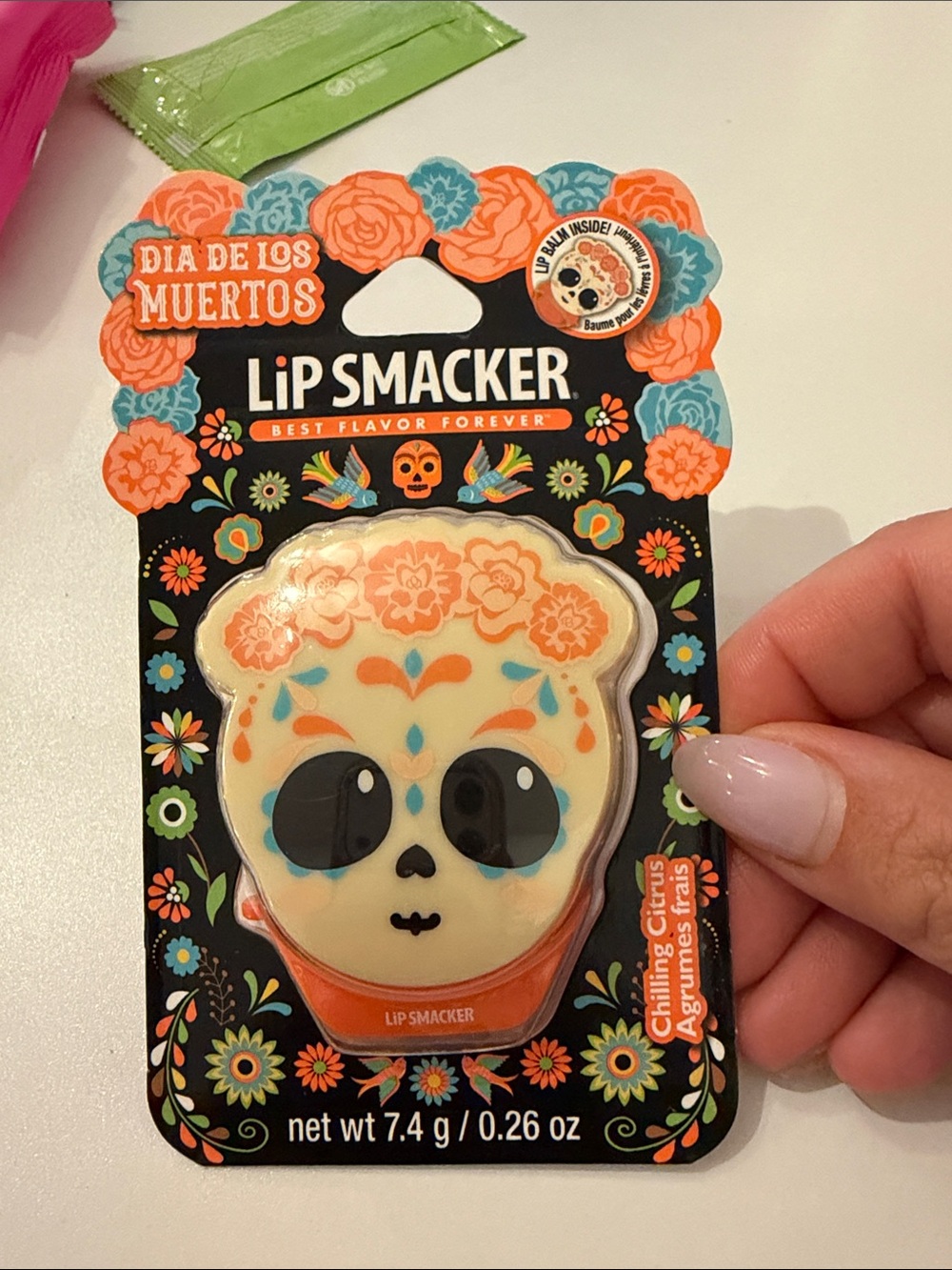 Lip Smacker Día de Los Muertos Chilling Citrus Lip Balm: HARD TO FIND